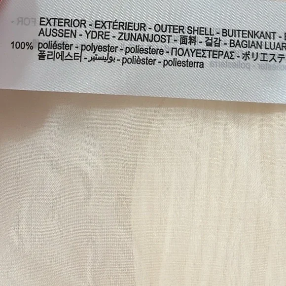 ZARA Cream Crinkly Midriff Cut Out Midi Dress M NWT - Picture 14 of 16